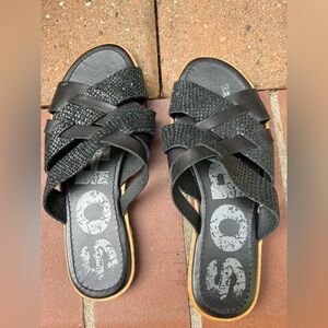 Women's Black Slide Sandals
